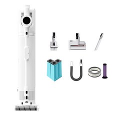 아이닉 자동 먼지비움 오토 클린 무선 청소기, i90 MAX ZERO, 화이트