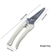 스테인리스 스틸 다용도 꽃나무 가지치기 전정가위 정원용 수동, 02 Straight head