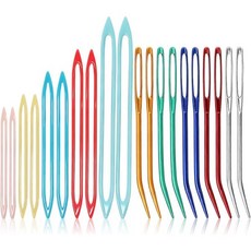 BENOSPACE 20개 뜨개질 크로셰 다닝 태피스트리 플라스틱 바늘 큰 눈 마감 실 끝에 직조 재봉 두꺼운 부피의 울