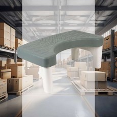 튼튼한 쾌변발판 배변도움 대편발받침대 변비도우미, 변기발받침대 화이트