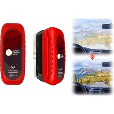 다목적 효과적인 유리 세척 브러시 차량 유막 제거제 방우 및 안개 제거 선명도와 가시성 향상(2개 세트), 2 팩, 빨강