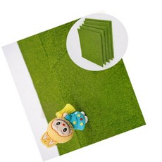 돼지네만물상 인테리어조경 이끼조경 정사각 인조가짜이끼 소품받침대