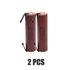 / 2-40PCS HG2 18650 3000mAh 고용량 배터리 20A 방전 3.6V 리튬 이온 충전식 DIY 프로젝트 및 개발용, [03] HG2  2PCS battery, [01] 3.7V용