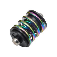 자전거 앞 쇼바 서스펜션 접이식 더블 레이어 리어 쇼크 스프링 티타늄 나사 로드 브롬톤 업소버, 2) plating, 1개