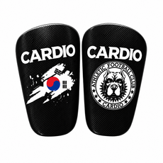카디오 미니 신가드 정강이보호대 초경량 축구보호대, 블랙, 1개