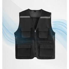 쿨 메쉬 작업조끼 4종 여름 작업복 현장 노가다 안전 반사가드 주머니 안전복