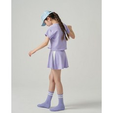 요가피기 YP90222 사이드 라인 스커트 라벤더쉐도우