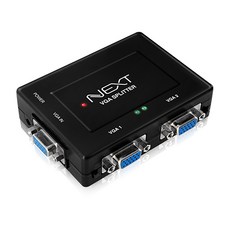 NEXT 2502VSP 1:2 VGA 모니터분배기(모니터 on/off 개별스위치 적용모델), 1:2 VGA 모니터분배기/<NEXT-2502VSP >, 1개