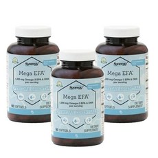 비타코스트 시너지 메가 EFA 1200mg 오메가3 EPA & DHA 소프트젤 60정, 3개