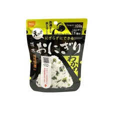 Onisi 尾西食品乾燥飯 海帶芽風味飯糰 日本即食 戶外輕食, 42g, 1包