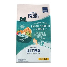 내추럴발란스 그레인프리 인도어 닭고기&연어 고양이 사료, 닭, 6.8kg, 1개