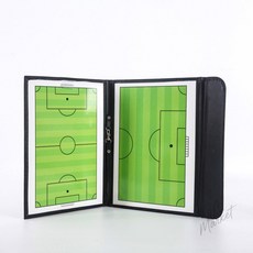 접이식 자석 축구 풋살 작전판 전술보드 코치 지휘판 축구작전판, 1세트, 블랙