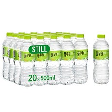풀무원샘물 생수, 500ml, 120개