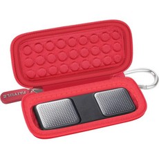 PAIYULE Alivecor KardiaMobile 6L용 케이스 EKG 모니터용 컴팩트 홀더 Sec 휴대용 심박수 측정기 및 심장 감지기에도 적합 박스만 포함, Red, 1개