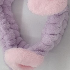 토끼 세안밴드 퍼플 미용소품 어린이헤어밴드 남자세안밴드