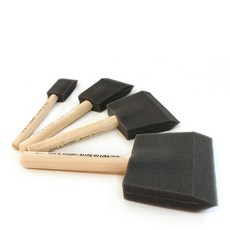 [젠브러쉬] 스펀지 브러쉬 1인치 2인치 3인치 4인치- made in USA, 1개