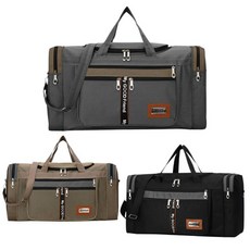 旅行包 超大容量方包 多功能運動健身行李包, 灰色, 1個