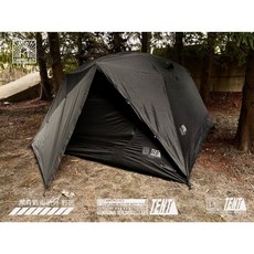 CAMPING ACE 野居帳篷 ARC-644T 系列, 武士黑,玻璃纖維骨架