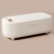 안경세척기 초음파 반지 시계 귀걸이 렌즈 소형 살균 세척기 미니 목걸이 금속 YA206, 마루화이트 4단계세척자외선살균, 1개