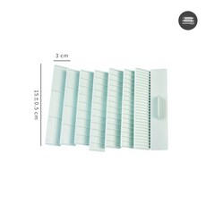 麥焙 餅乾切片刻度尺8件套 適用切片蛋糕/瑞士捲/餅乾, 1個, 餅乾刻度尺