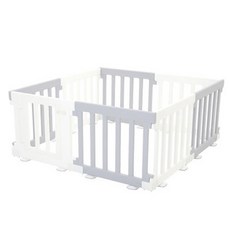 에듀 유아 아기 우디 베이비룸 8P 문세트, 1세트, 화이트+그레이