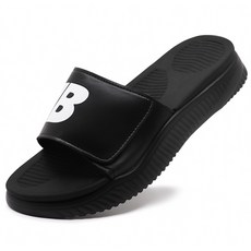 에스비피 남녀공용 푹신한 이중쿠션 남성 여성 찍찍이 스트랩 쿠션 슬리퍼 빅사이즈 사무실화 KS015