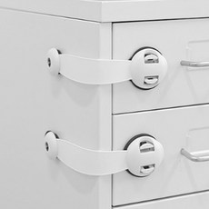 뽀 프리미엄 서랍장 및 싱크대 안전 잠금 장치 6개 1세트, 그레이, 1개