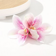 AWAYTR 보헤미아 칸나 꽃 Samll 헤어 클립 하와이 신부 꽃 헤어 클립 헤어핀 자용 웨딩 액세서리, [05] 72B