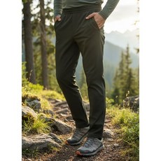 마운티아 남성 겨울 기모 본딩 팬츠3 모스 1MQPNW2008