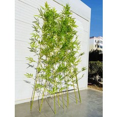 인테리어조화 인조대나무 테라스 베란다 조화나무 야외정원, 2m 고밀도 대나무 10개