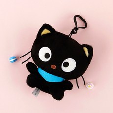 산리오 가방고리 블루스카프 초코캣 13cm