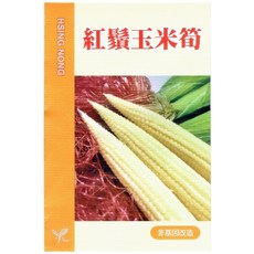 興農種苗 紅鬚玉米筍種子 家庭園藝 陽台盆栽, 1個