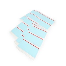 와이옐로 보호막 견출지 405 적색 7매 투명보호견출지