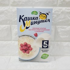 쿤체보 인스턴트 크리미 라즈베리 오트밀 (유통기한 임박 26.04.21), 1개, 215g