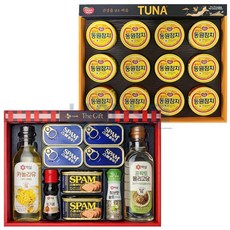 명절선물세트 동원참치 s12호 +CJ스팸 TD호 스팸 거래처 추석 설 고객 회사직원 선생님