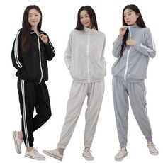 여성 2선 집업 상하세트 밴딩 트레이닝세트 조거팬츠 new*943cB
