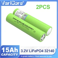 1-6pcs VariCore 3.2V 15Ah LiFePO4 배터리 C33 리튬 인산염 4s 12V 오토바이 자동차 모터 수정 인버터 배, [03] 2pcs 32140 15AH