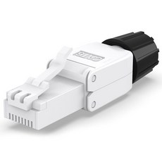 ZoeRax RJ45 Cat8 Cat7 Cat6A 커넥터 도구가 필요 없는 재사용 가능한 이더넷 종단 플러그 인터넷 플러그 현장 설치, CAT6A UTP Connector_10PCS, [06] CAT6A UTP Connector, CAT6A UTP Connector+10PCS