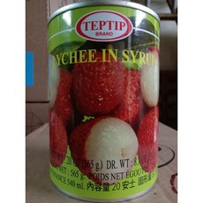 TEPTIP 荔枝罐頭, 1個, TEP荔枝罐頭