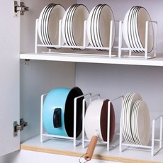 [히트템] 아이언 그릇 냄비 정리대 싱크대 정리선반 3단, 3단 대형 화이트