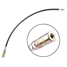 고무굿찌 구리스 굿찌 500mm 롱 플렉시블 휘어지는 구리스펌프 PT1/8 나사산 연결 교체용 구리스건 카플러 커플러, 1개