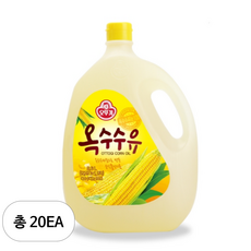 오뚜기 옥수수유, 20개, 3.6L