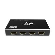 엠비에프 HDMI 모니터 분배기 1 : 4 4K 60Hz EDID 지원 MBF-HS104, 1개