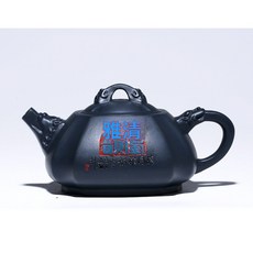 宜興紫砂壺手工壺 家藏天青泥 福臨八方 出水暴爽滴水不漏 附證書, 福臨八方（清風雅韻紅標）, 1個