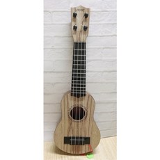 台灣發貨 兒童烏克麗麗玩具 尤克麗麗 可彈奏 兒童禮物 音樂玩具 贈送撥片, 中號（44cm）白相思色, 1個