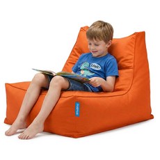 폴리몰리 607S 유아 키즈 코튼 빈백 소파 순면 방수 속커버 어린이 의자, 607SC 클래식 오렌지