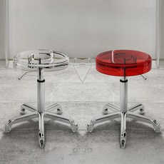 스테인리스 회전 의자 높이조절 미용실 네일 살롱 메이크업 스툴 모던 인테리어