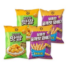 마켓잇업 고소한 맛짱+달콤한 꿀깨맛 꽈배기