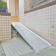 斜坡板專家 SGS認證 輕量 台灣製造, 1個, 前後反向收折斜坡板/315cm,展開寬度75cm