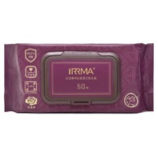 iRRMA伊兒瑪 女性專用私密濕式衛生紙 80抽x4包 大尺寸厚實玫瑰香 女性護理濕巾, 4個, 80張, 700g